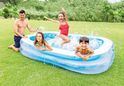 Intex familie zwembad 262cm x 175cm x 56cm - Azzura Pool
