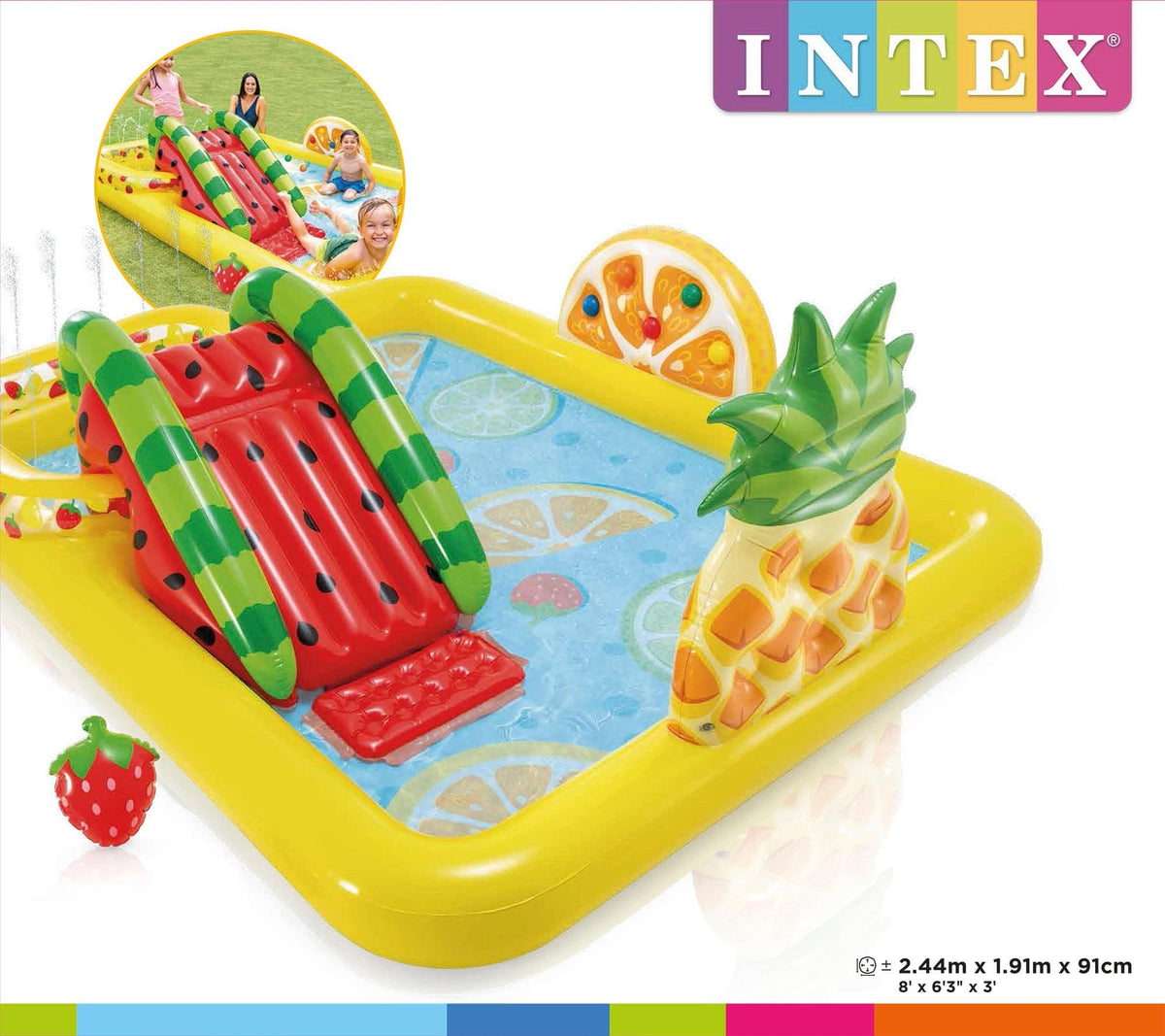Intex Fun'n Fruity opblaasbaar kinderspeelbad - Azzura Pool