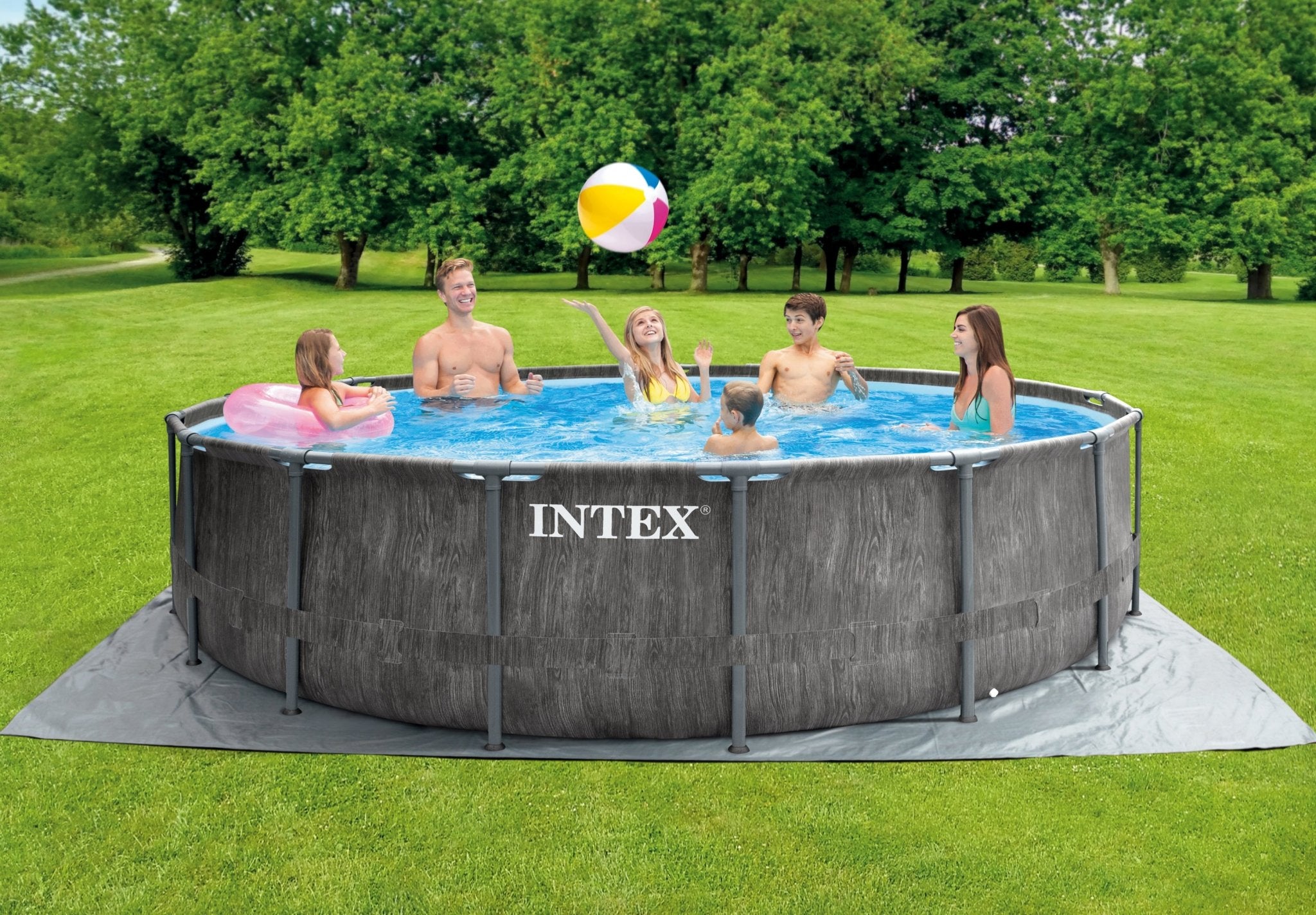 Intex Greywood Prism Frame Ø457cm x 122cm - Azzura Pool