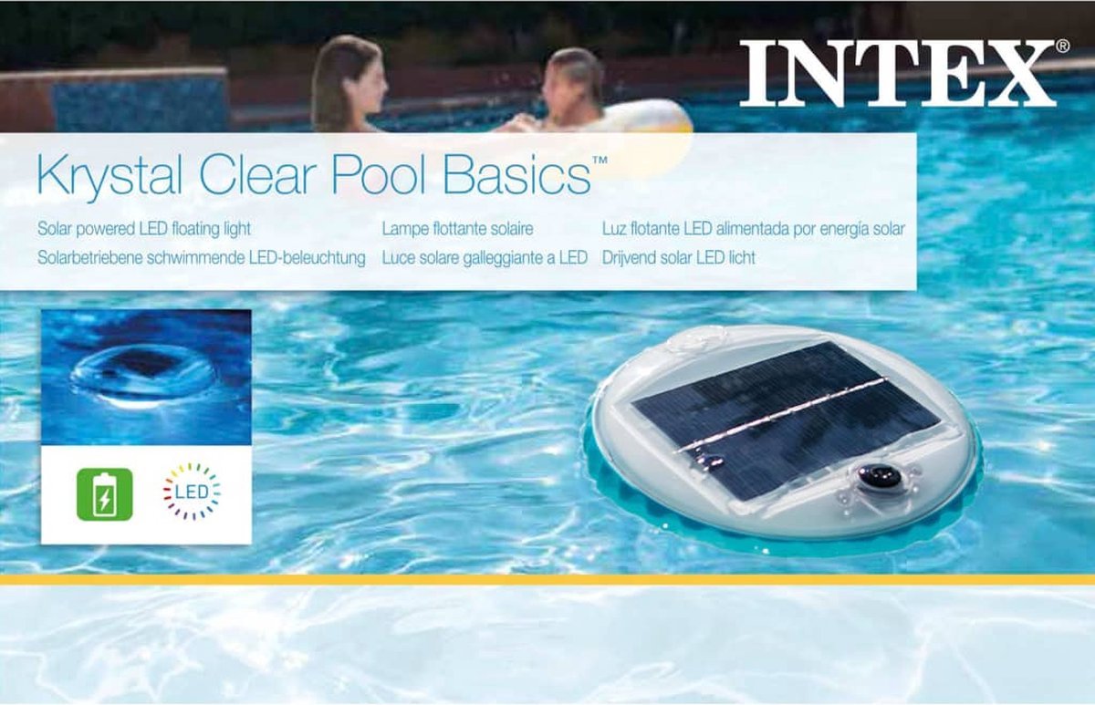 Intex LED Drijvende Zwembadverlichting - Azzura Pool