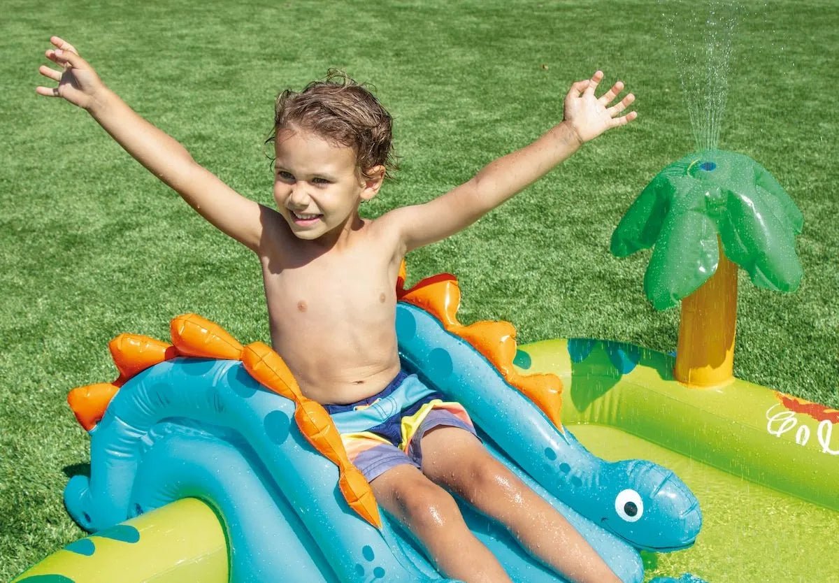 Intex Little Dino zwembad speelcentrum - 191cm x 152cm x 58cm - Azzura Pool