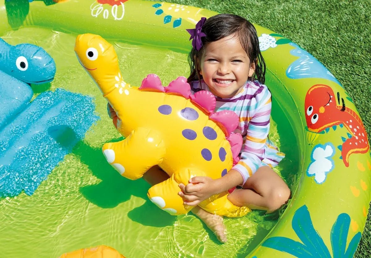 Intex Little Dino zwembad speelcentrum - 191cm x 152cm x 58cm - Azzura Pool