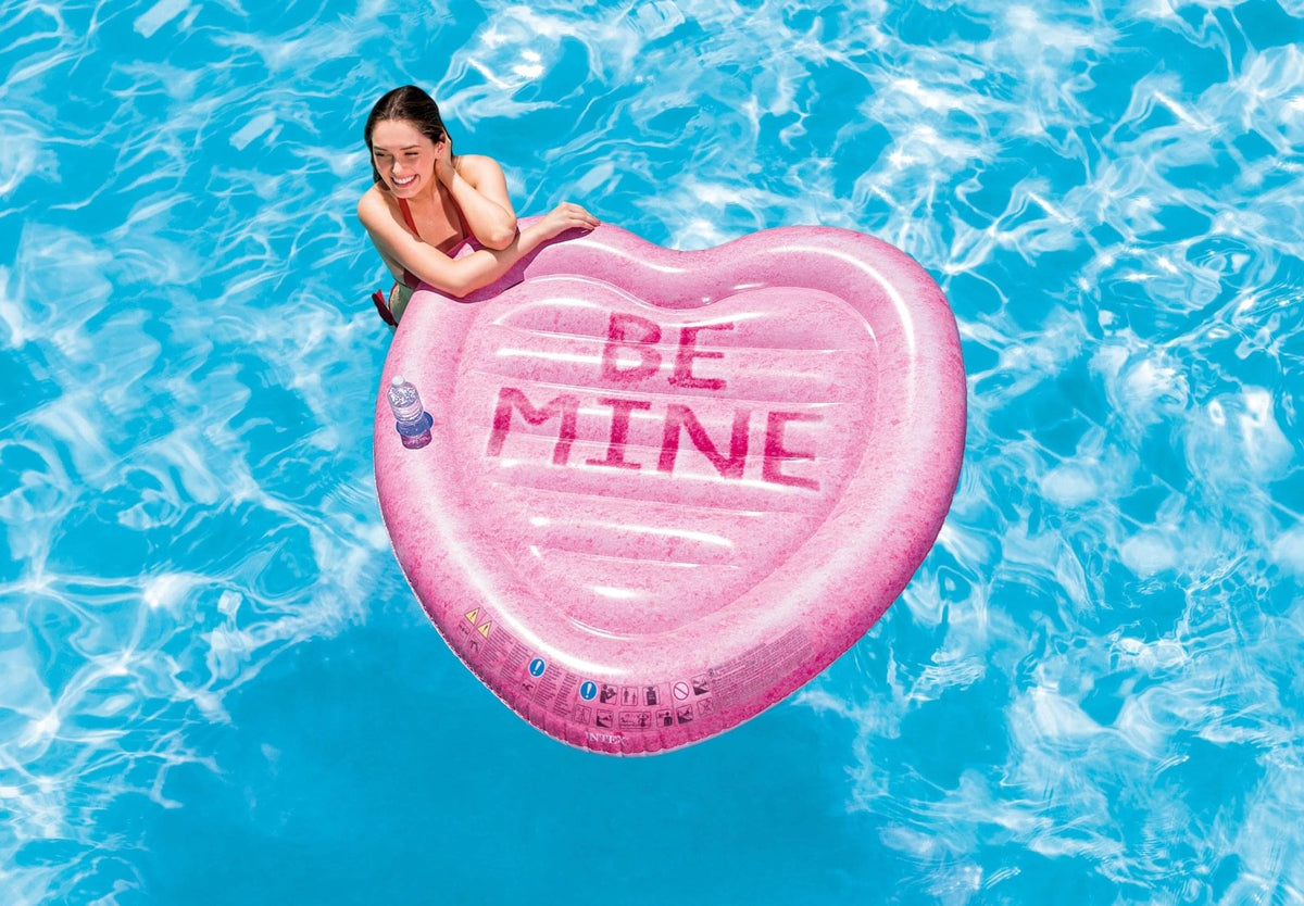 Intex luchtbed snoep-hartje 145cm x 142cm - Azzura Pool