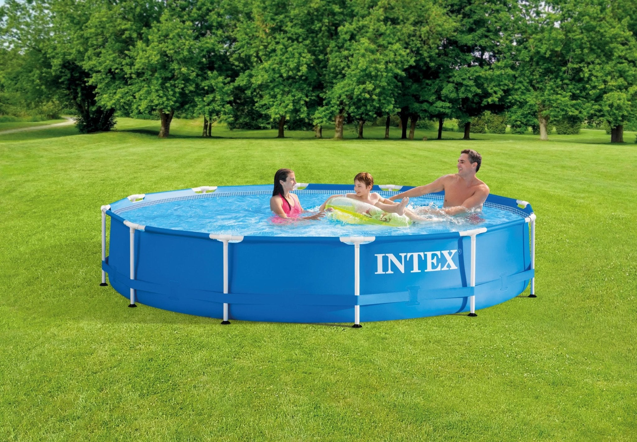 Intex Metal Frame zwembad - Ø 366 x 76 cm - Azzura Pool