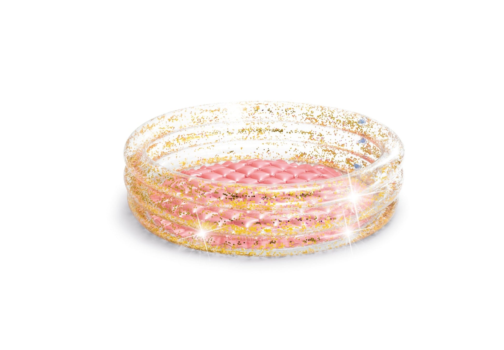 Intex mini glitter opblaasbaar zwembad 86cm x 25cm Roze/Goud - Azzura Pool