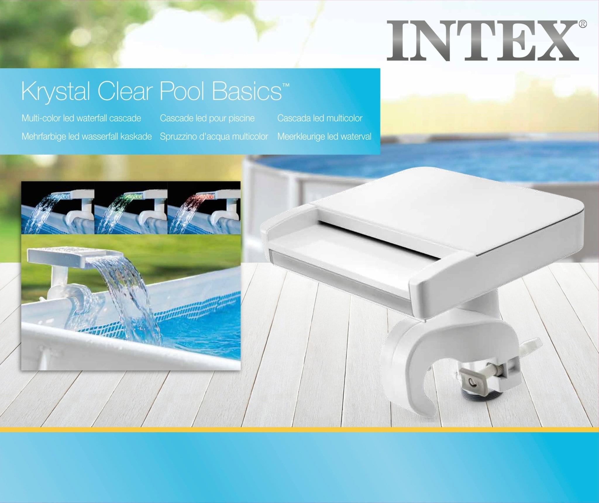 Intex Multi-color LED waterval cascade - Azzura Pool