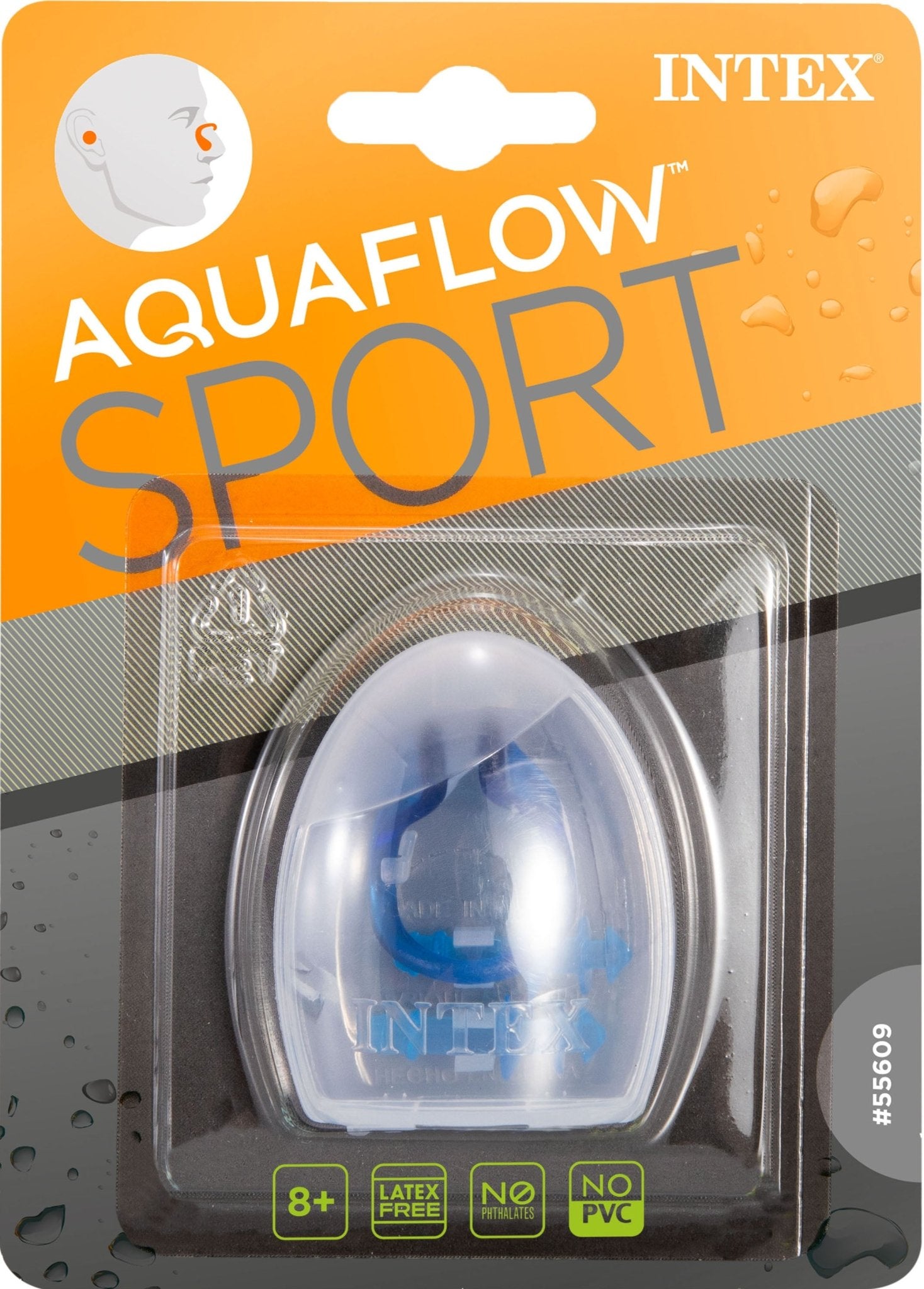 Intex Oordoppen en neusclip blauw 3 delig - Azzura Pool