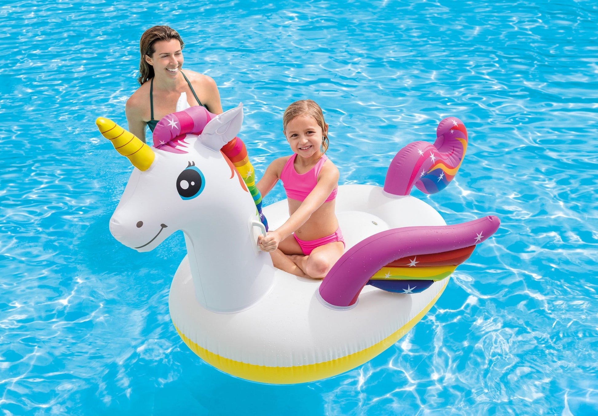 Intex opblaasbare unicorn 198cm x 140cm x 97cm - Azzura Pool