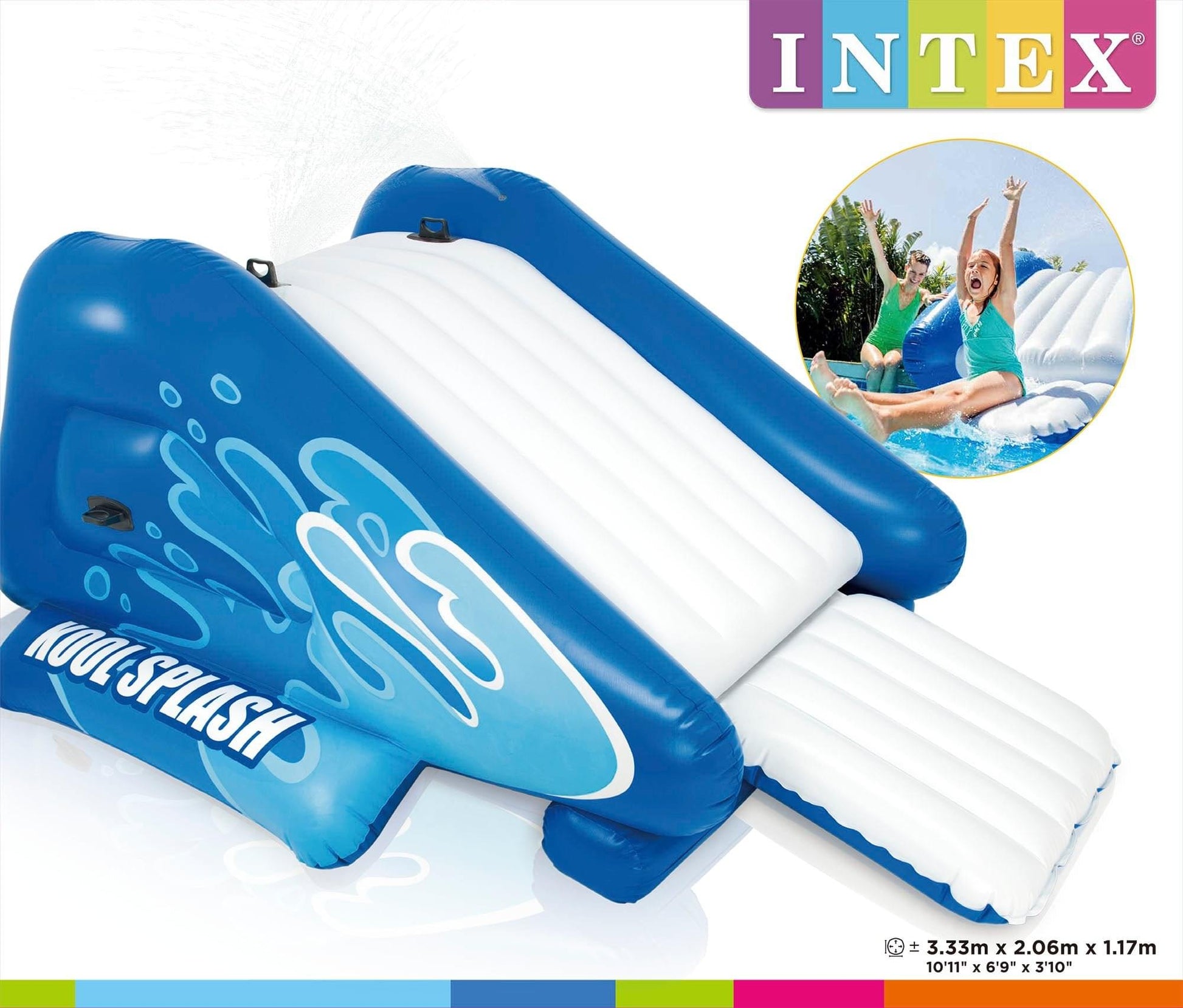 Intex opblaasbare water glijbaan (met reparatiesetje) - Azzura Pool
