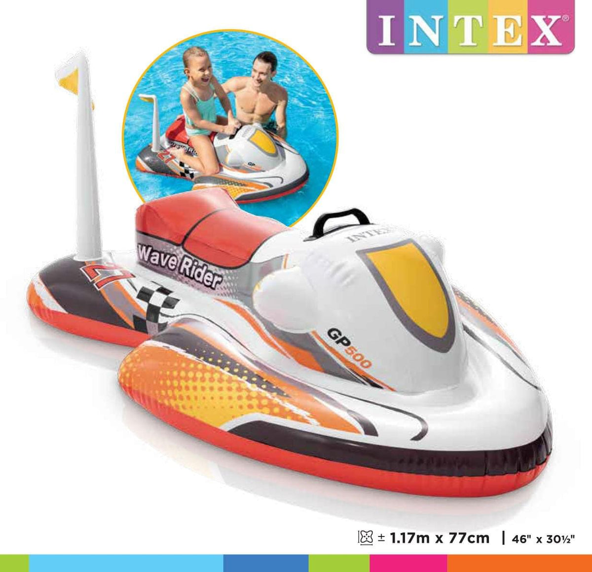 Intex Opblaasbare Waterscooter – Wave Rider - Azzura Pool