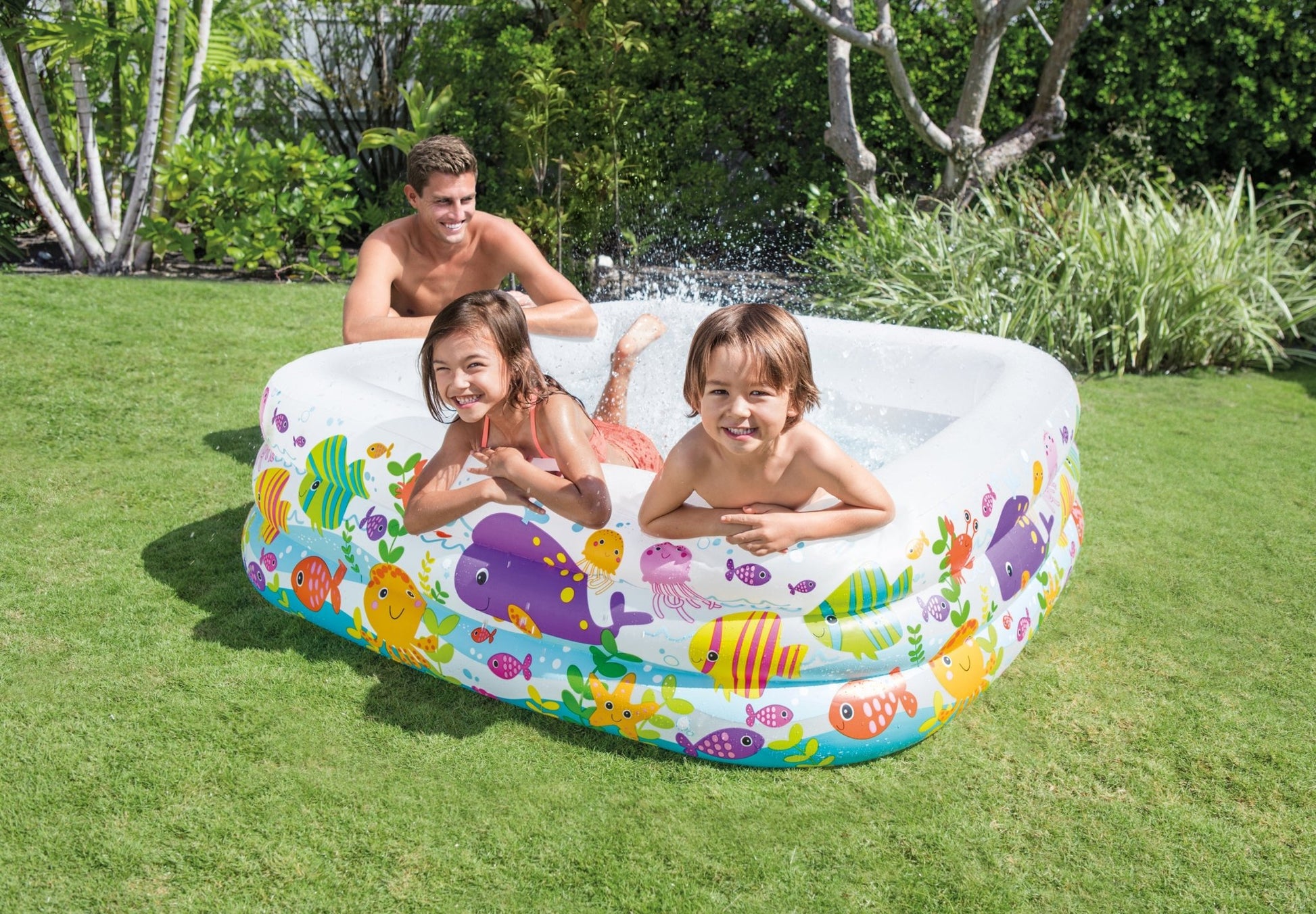 Intex opblaaszwembad oceaan 159cm x 159cm x 50cm - Azzura Pool