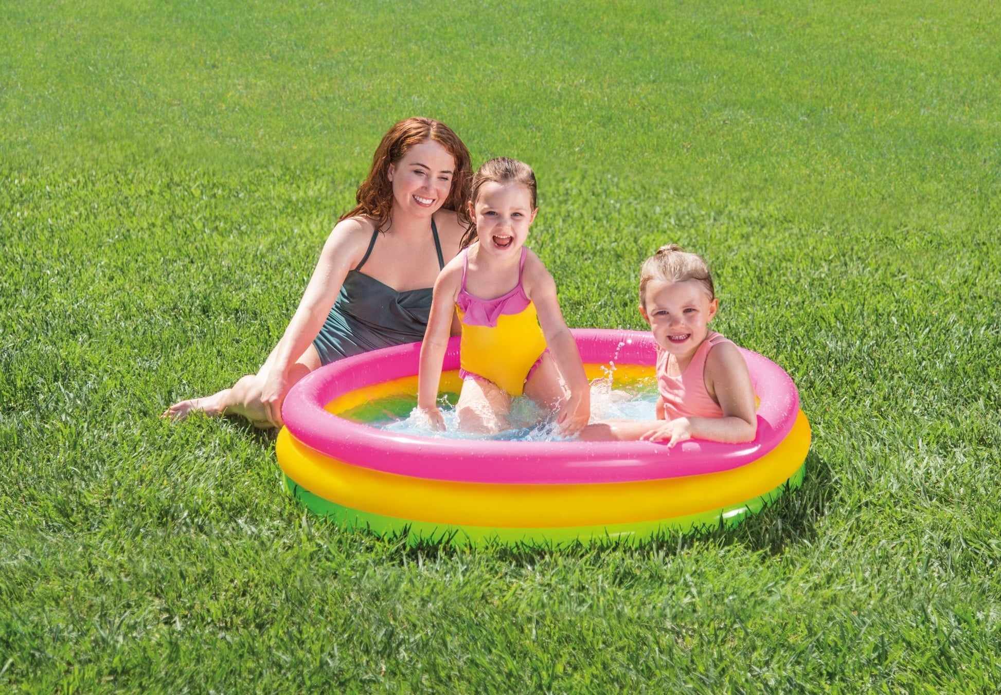 Intex opblaaszwembad Sunset Glow Ø114 cm x 25 cm - Azzura Pool