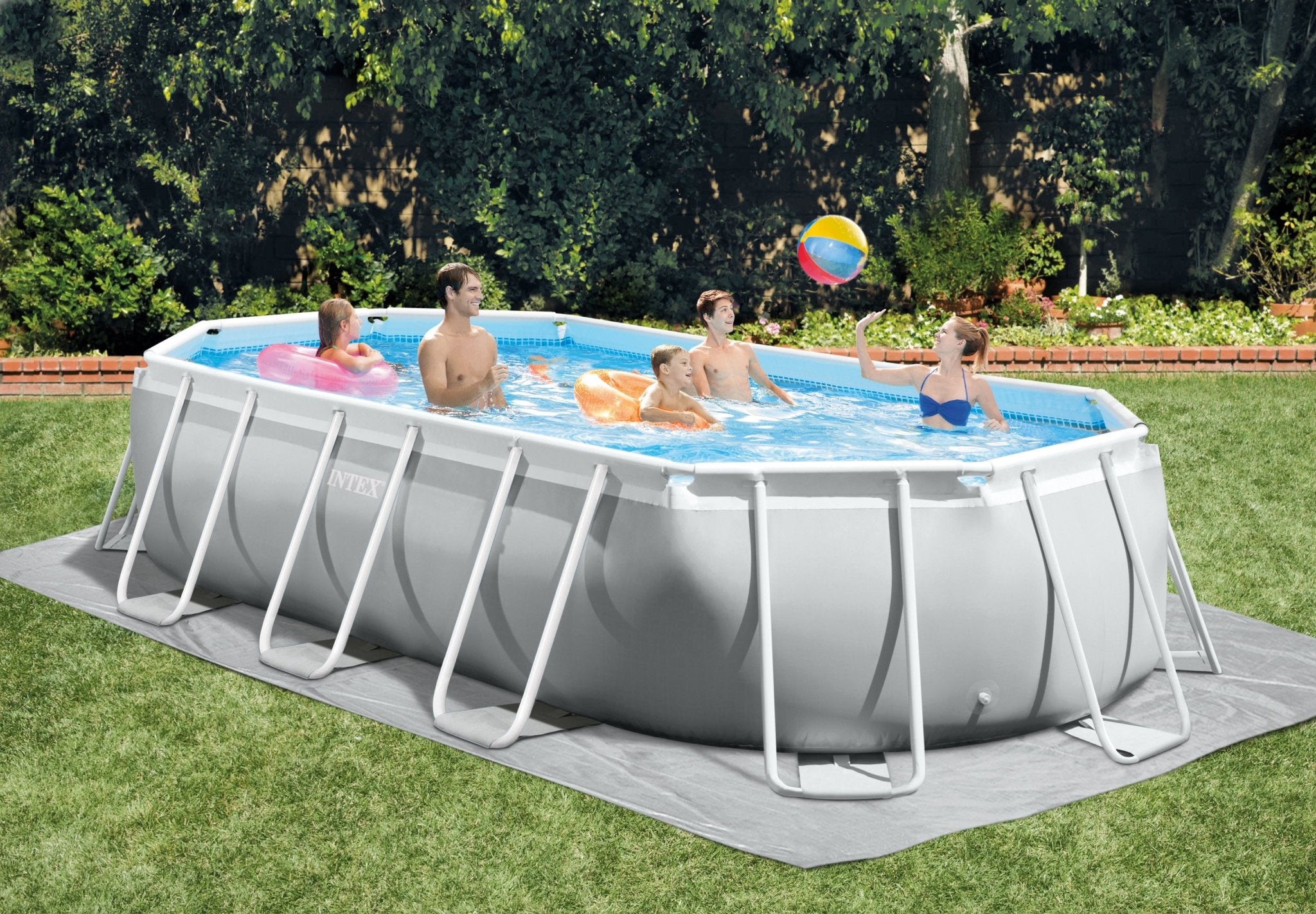 Intex Oval Prism Frame zwembad 503 cm x 274 cm x 122 cm - Azzura Pool