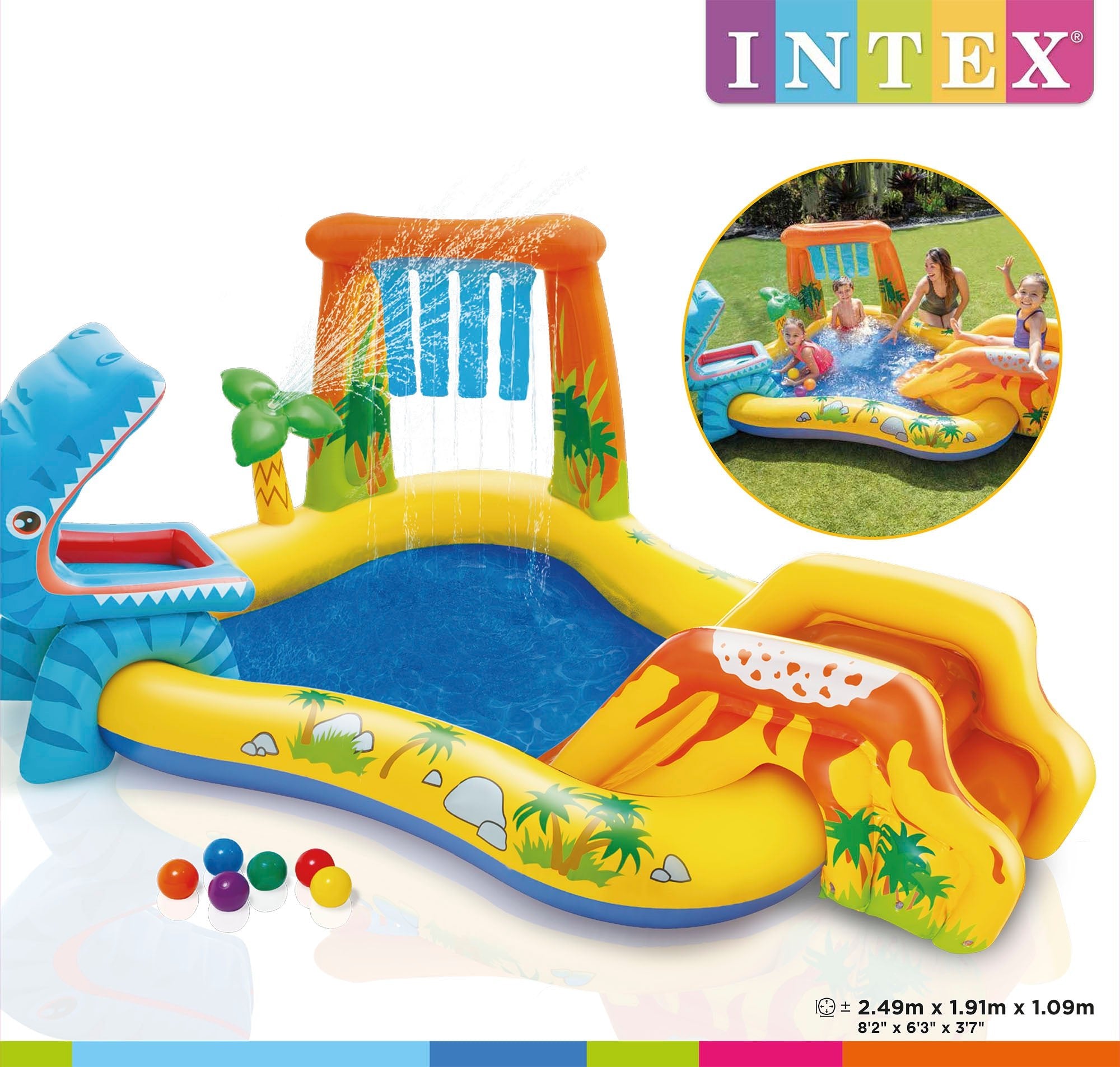Intex playcenter dinosaur speelbad - Azzura Pool
