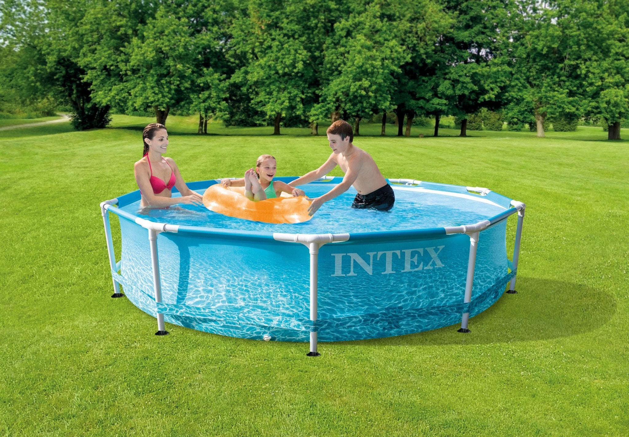 Intex Prism Beachside Metal Frame Ø305cm x 76cm - Azzura Pool