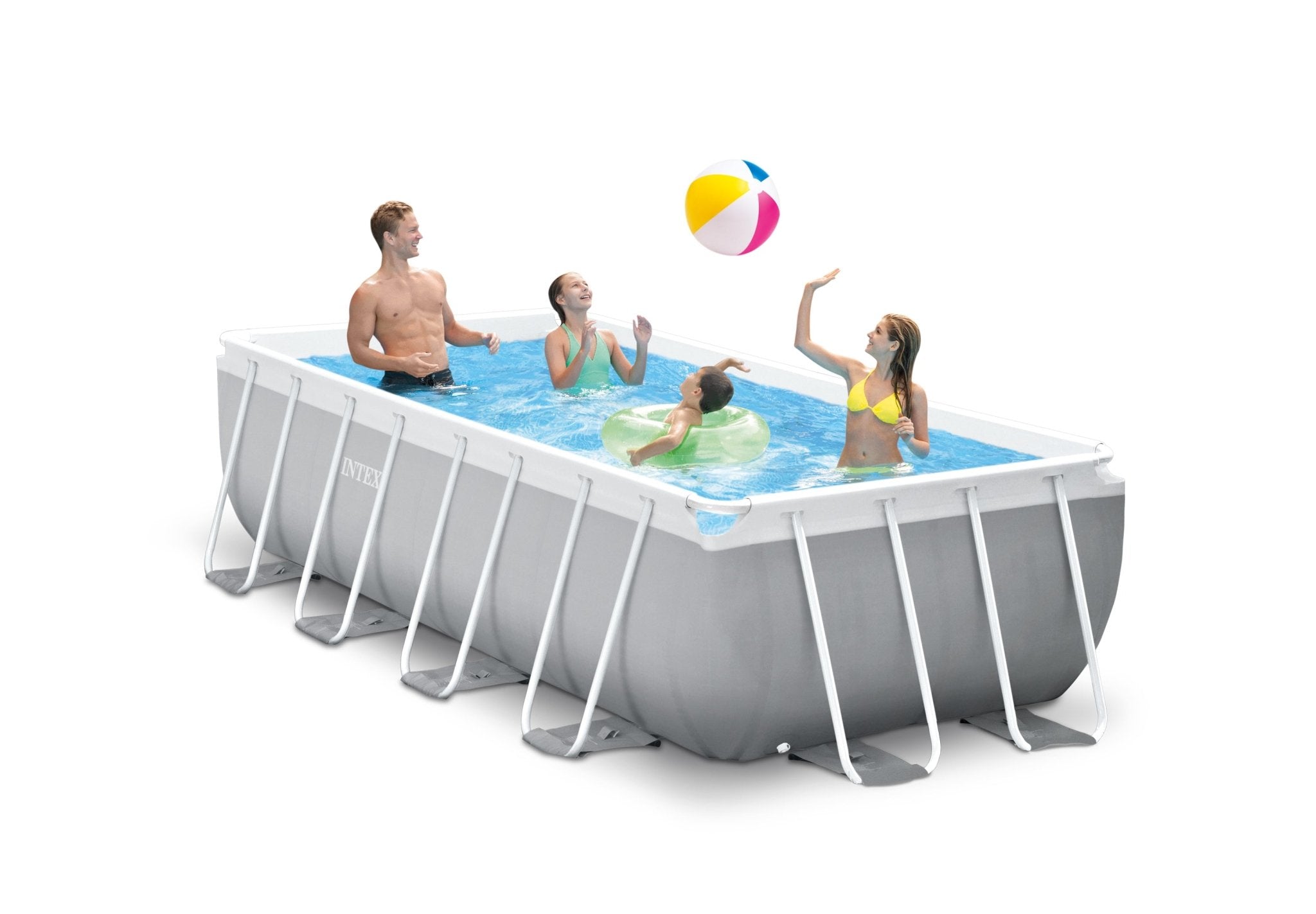 Intex Prism Frame Rectangular 400 cm x 200 cm x 100 cm - Azzura Pool