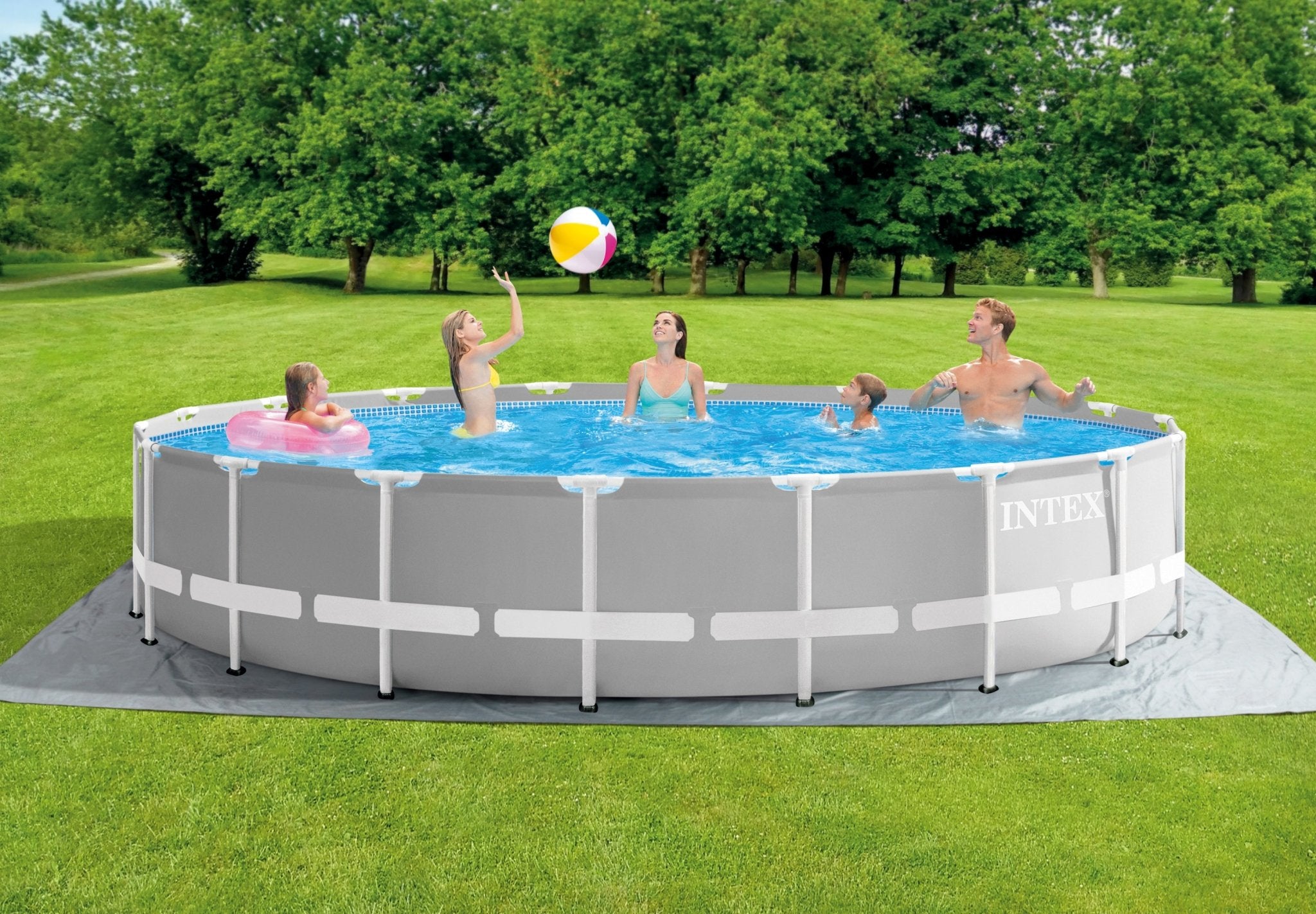 Intex Prism Frame Zwembad - Ø549 cm x 122 cm - Azzura Pool