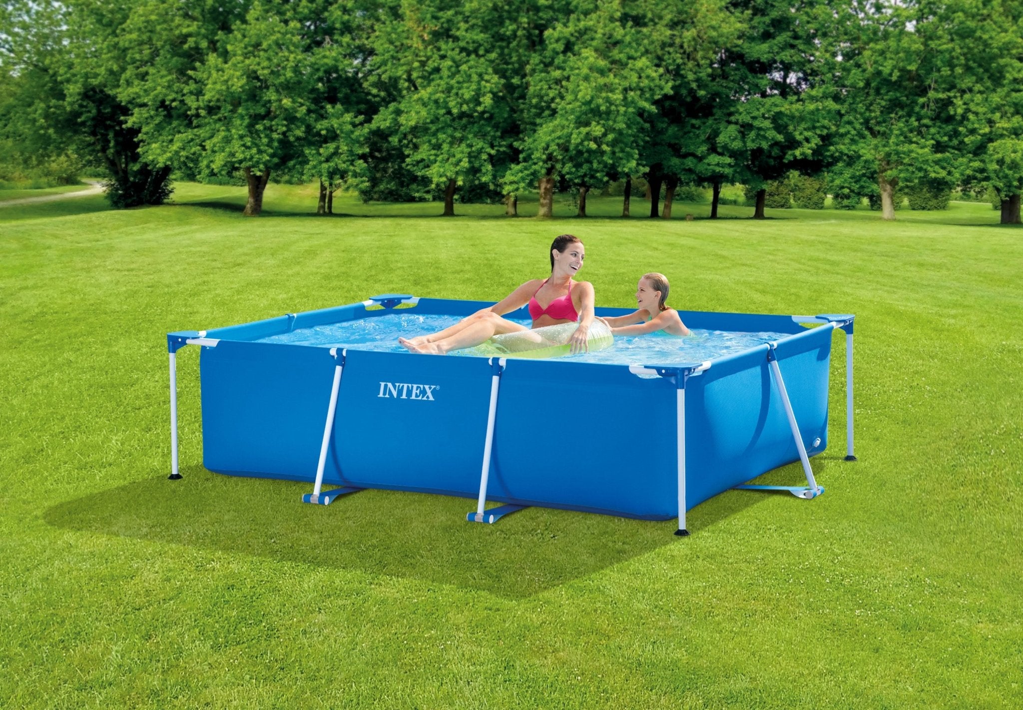 Intex Rectangular Frame 220cm x 150cm x 60cm - Azzura Pool
