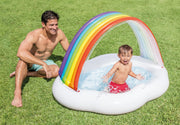 Intex Regenboog babyzwembad 142cm x 119cm - Azzura Pool