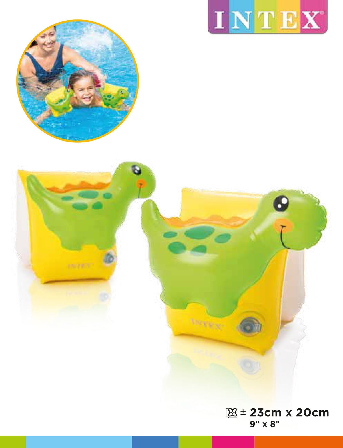 Intex Safe zwembandjes dino - Azzura Pool