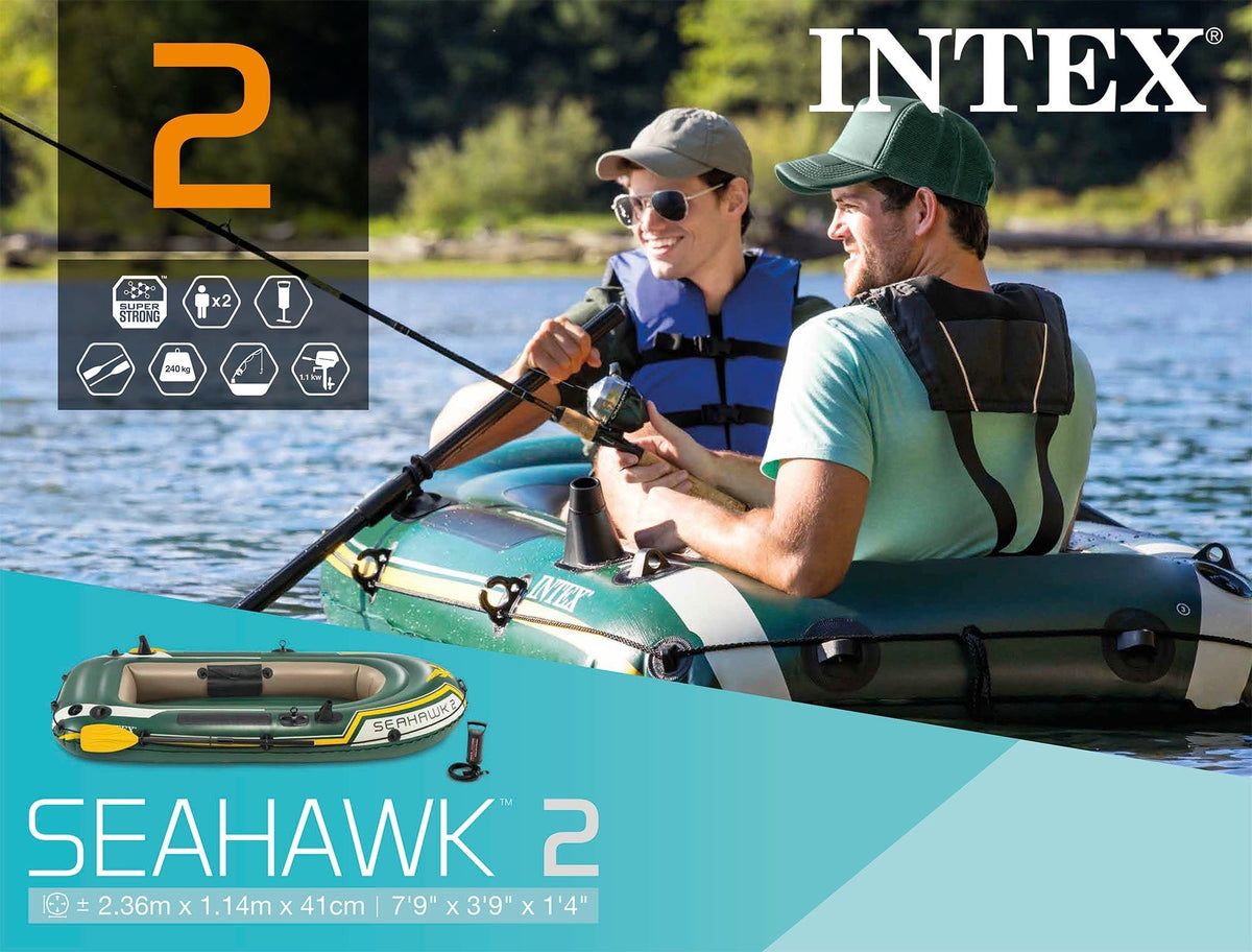 Intex Seahawk 2 opblaasboot set - Azzura Pool