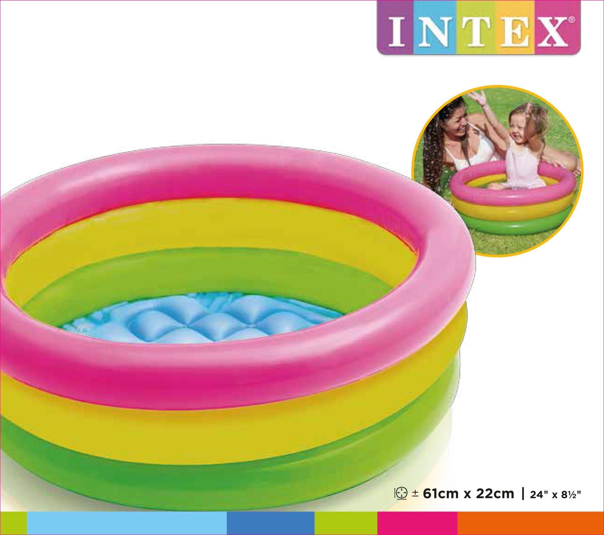 Intex Sunset Baby Pool 61x22cm - Azzura Pool
