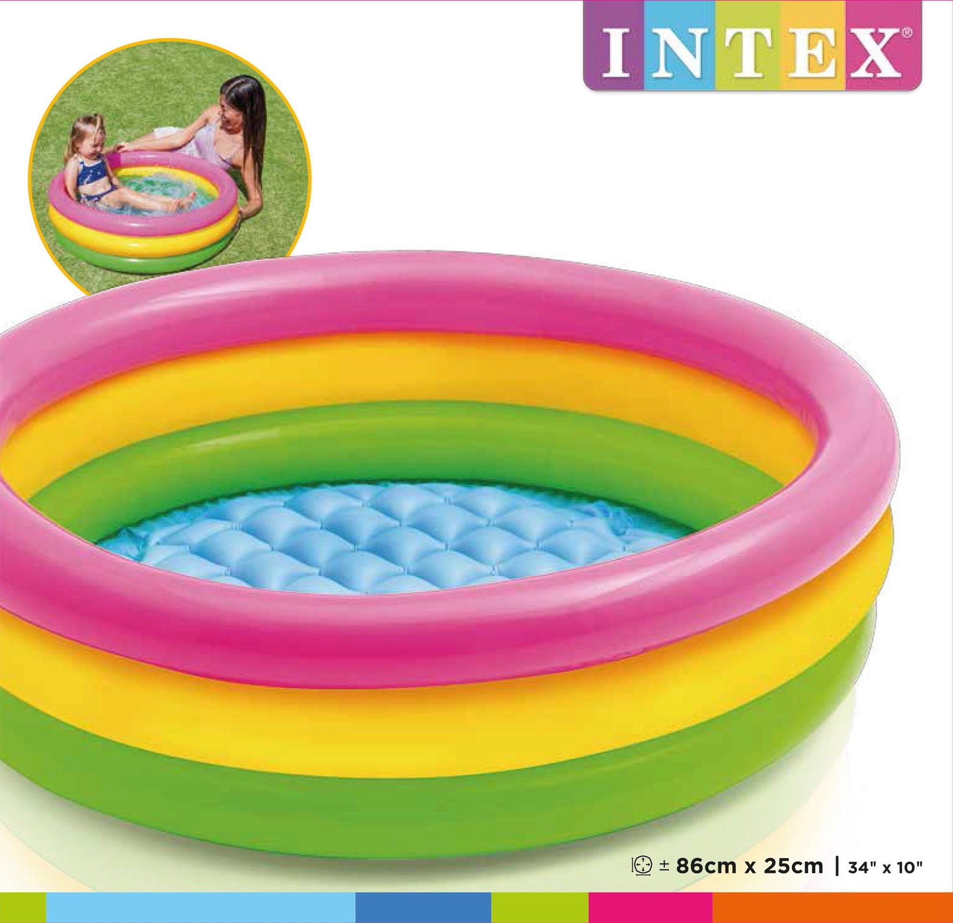Intex Sunset Baby Pool 86x25cm - Azzura Pool