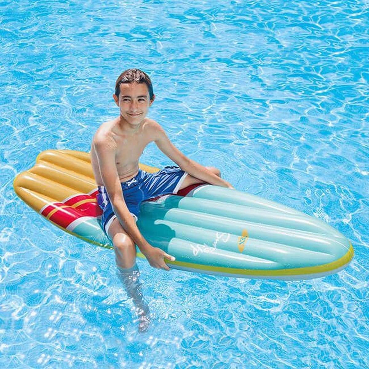 Intex Surf's Up luchtbed 178cm x 69cm - Azzura Pool