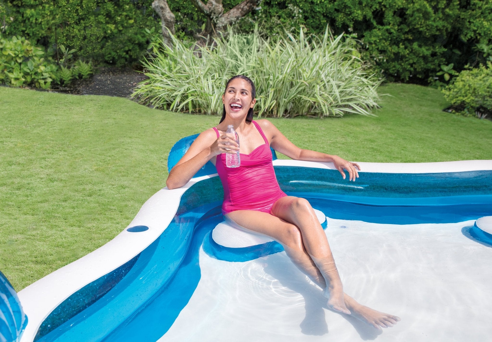 Intex Swim Center Family Pool zwembad vierkant 229 cm x 229 cm x 66 cm - Azzura Pool