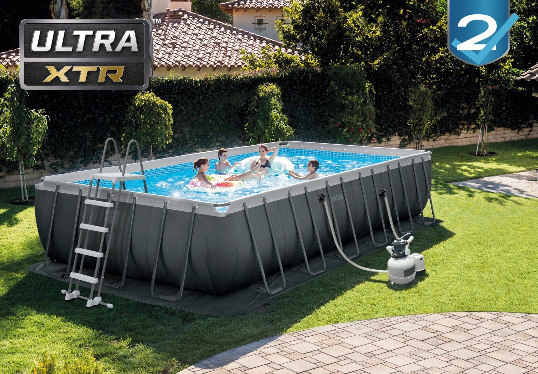 Intex Ultra XTR Frame Pool 732cm x 366cm x 132cm - Azzura Pool