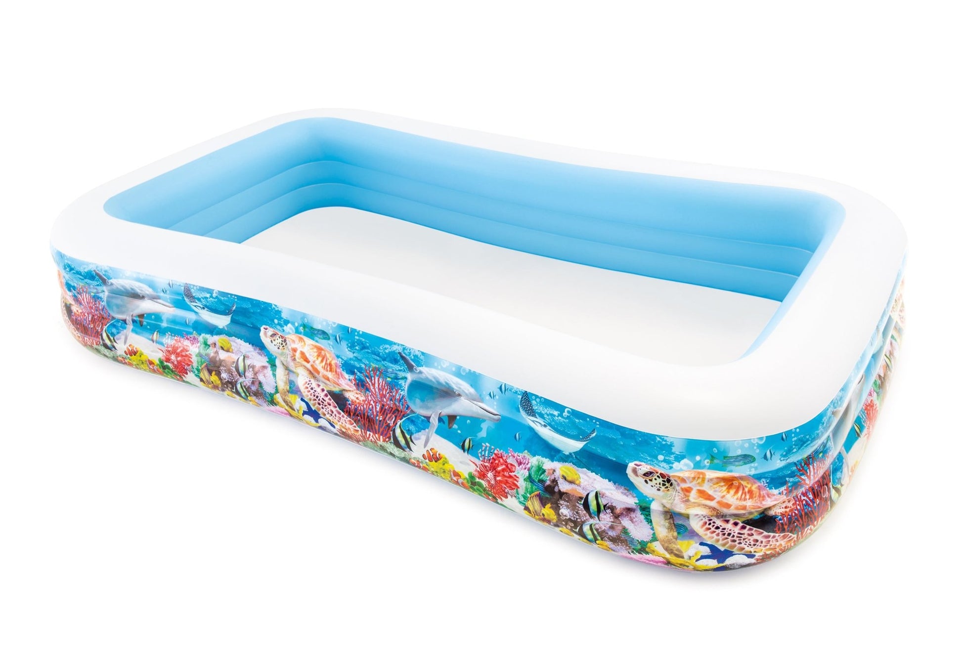 Intex zwembad 3 rings opblaasbaar 305 cm x 183 cm x 56 cm - Azzura Pool