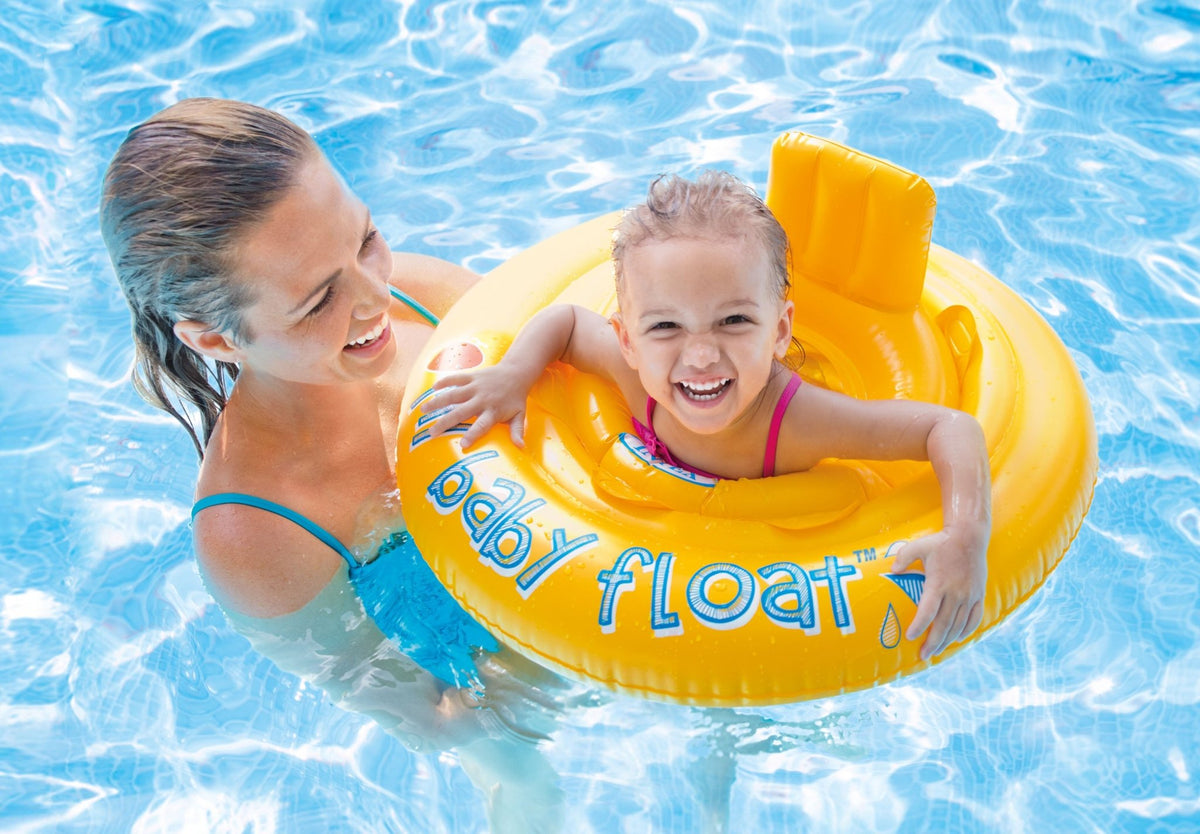 Intex Zwemband Baby Float Geel - 70cm - tot 11 kilogram - Azzura Pool