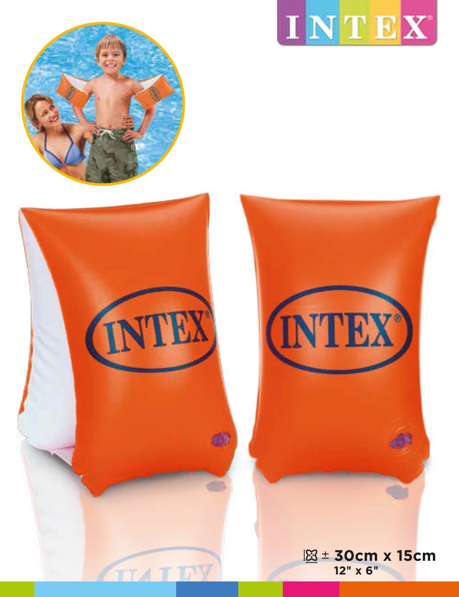 Intex zwembandjes Deluxe, 6 tot 12 jaar - Azzura Pool