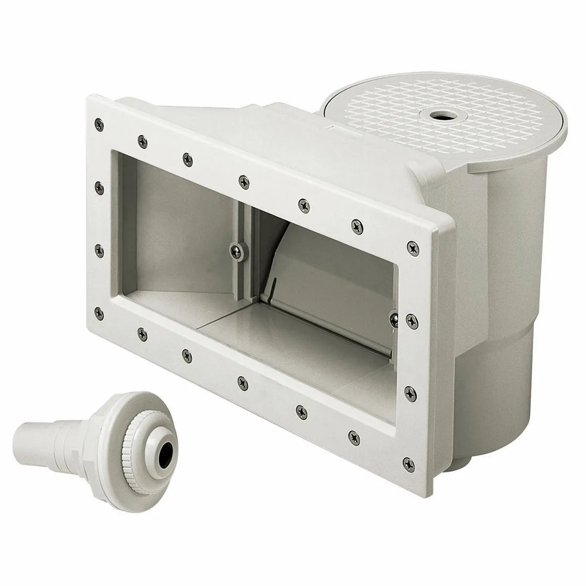 Kokido skimmer brede zuigmond wit + inspuiter - Azzura Pool