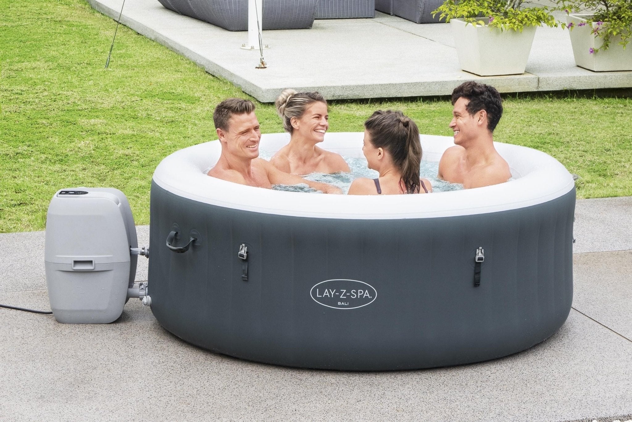 Lay-Z Spa Bali AirJet opblaasbare spa, 4 persoons - Azzura Pool
