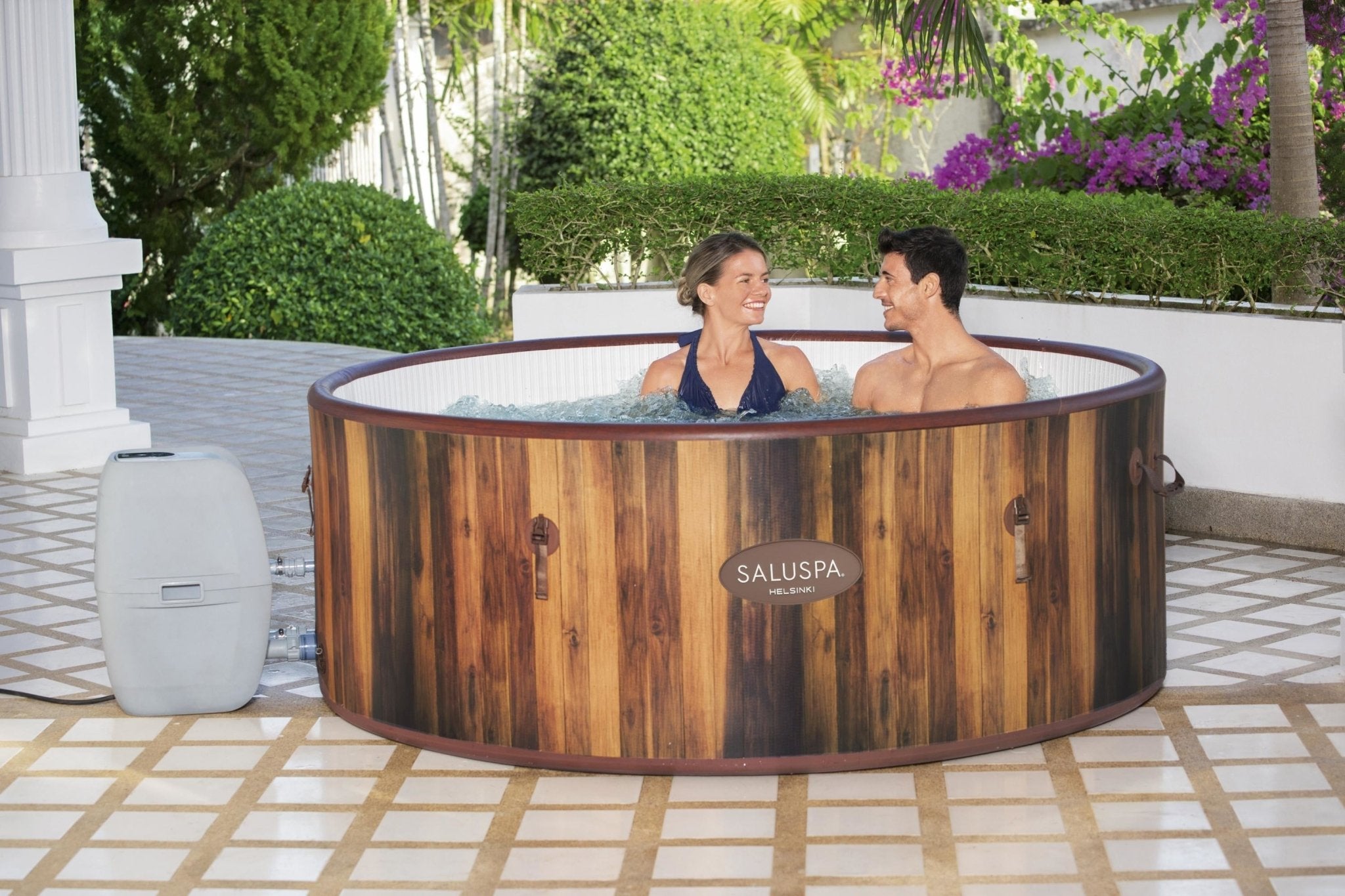 Lay-Z-Spa Helsinki AirJet opblaasbare spa, 7 persoons - Azzura Pool
