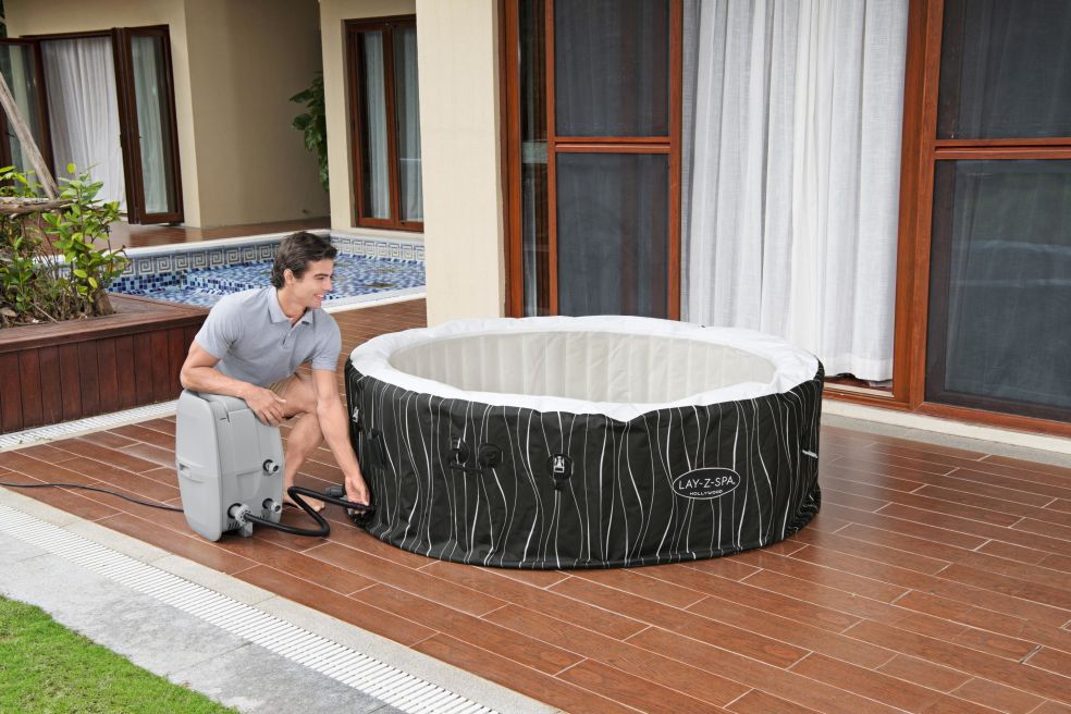 Lay-Z Spa Hollywood Airjet opblaasbare spa - 6 persoons - Azzura Pool