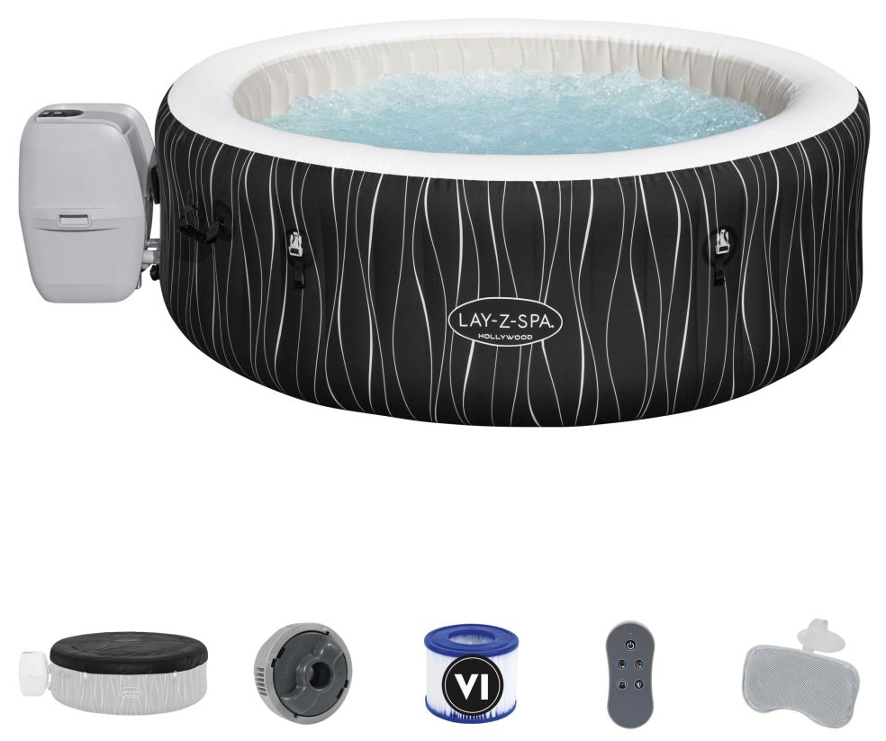 Lay-Z Spa Hollywood Airjet opblaasbare spa - 6 persoons - Azzura Pool