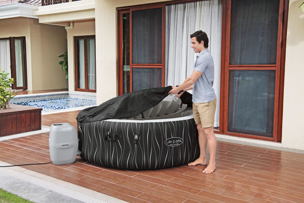 Lay-Z Spa Hollywood Airjet opblaasbare spa - 6 persoons - Azzura Pool