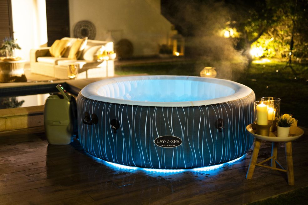 Lay-Z Spa Hollywood Airjet opblaasbare spa - 6 persoons - Azzura Pool
