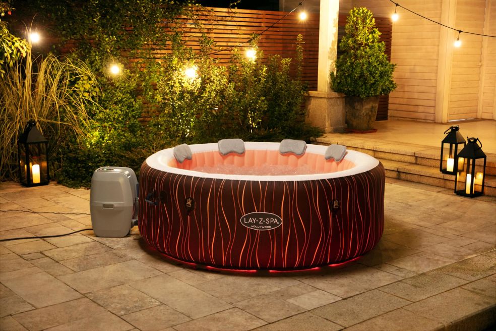 Lay-Z Spa Hollywood Airjet opblaasbare spa - 6 persoons - Azzura Pool
