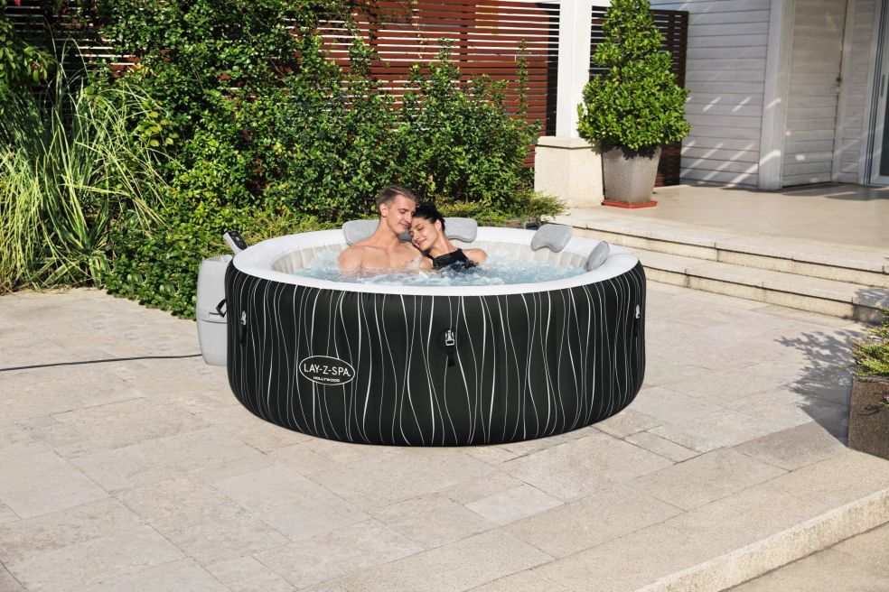 Lay-Z Spa Hollywood Airjet opblaasbare spa - 6 persoons - Azzura Pool
