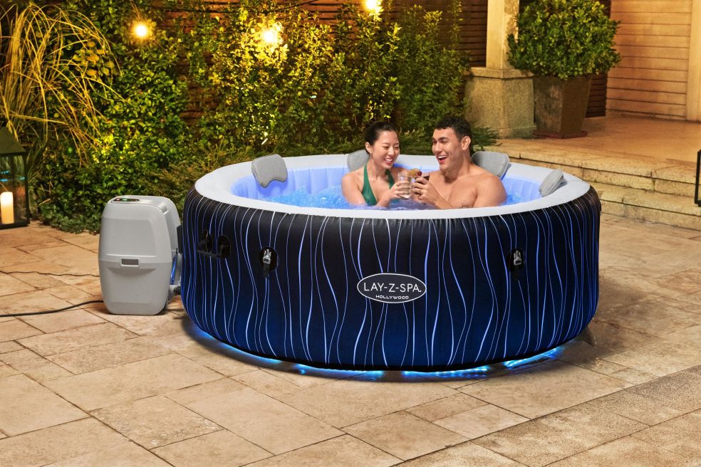 Lay-Z Spa Hollywood Airjet opblaasbare spa - 6 persoons - Azzura Pool