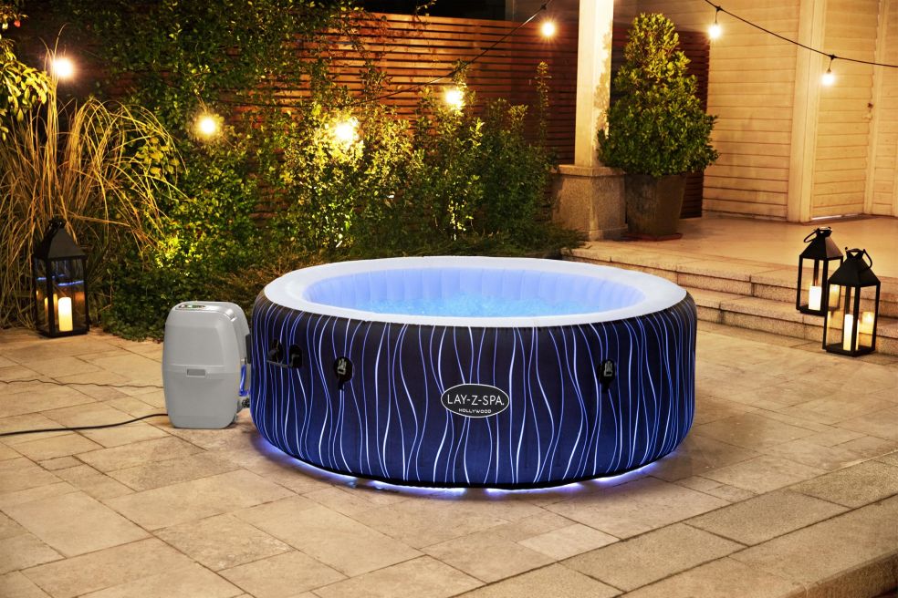 Lay-Z Spa Hollywood Airjet opblaasbare spa - 6 persoons - Azzura Pool