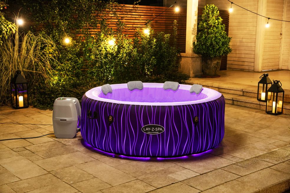 Lay-Z Spa Hollywood Airjet opblaasbare spa - 6 persoons - Azzura Pool