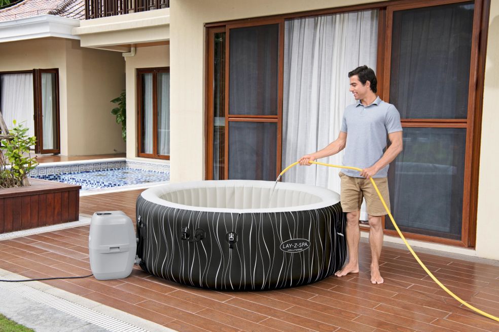 Lay-Z Spa Hollywood Airjet opblaasbare spa - 6 persoons - Azzura Pool