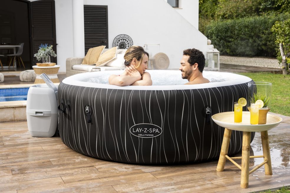 Lay-Z Spa Hollywood Airjet opblaasbare spa - 6 persoons - Azzura Pool