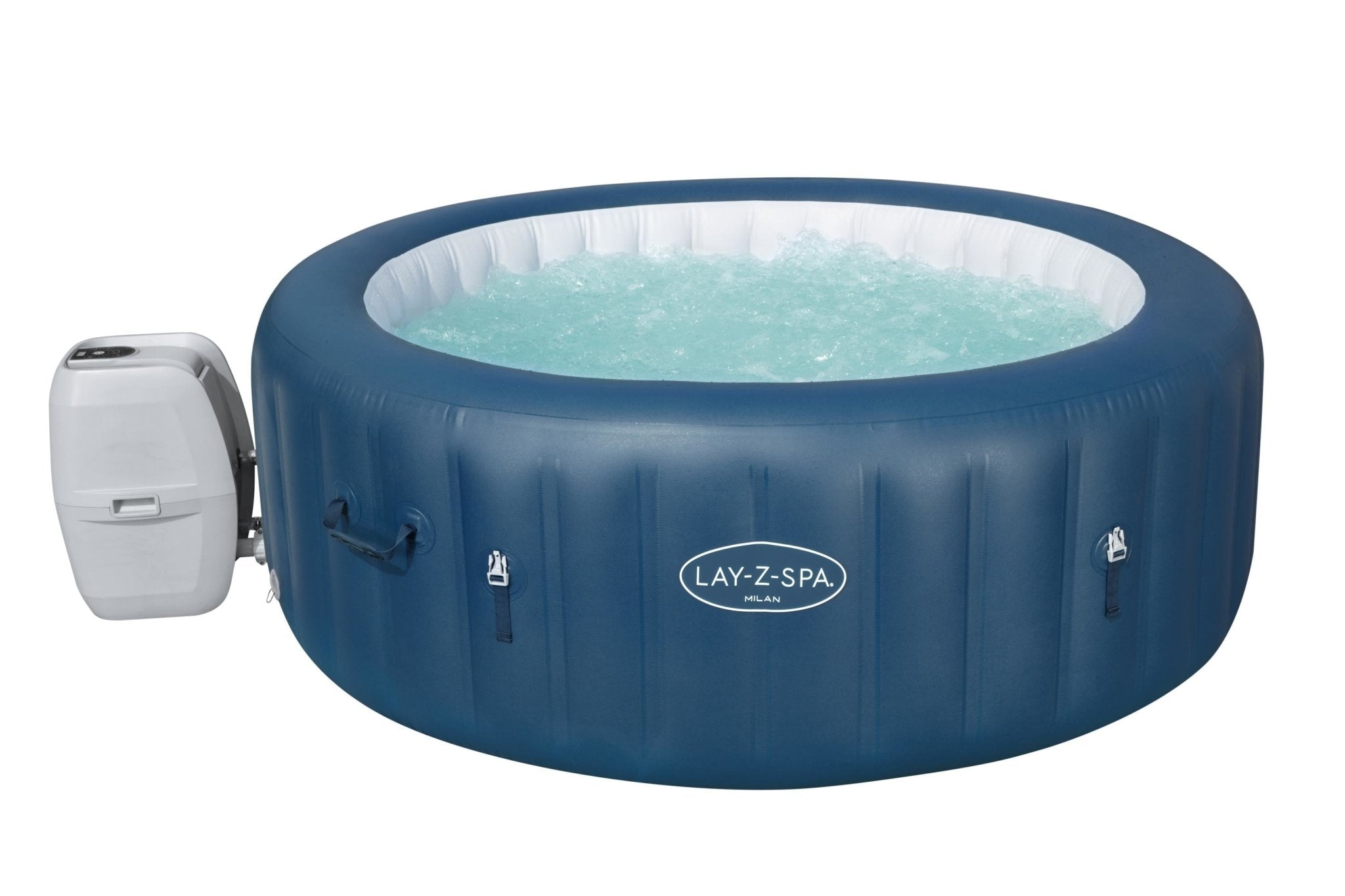 Lay-Z Spa Milan AirJet Plus opblaasbare spa - 6 persoons - Azzura Pool
