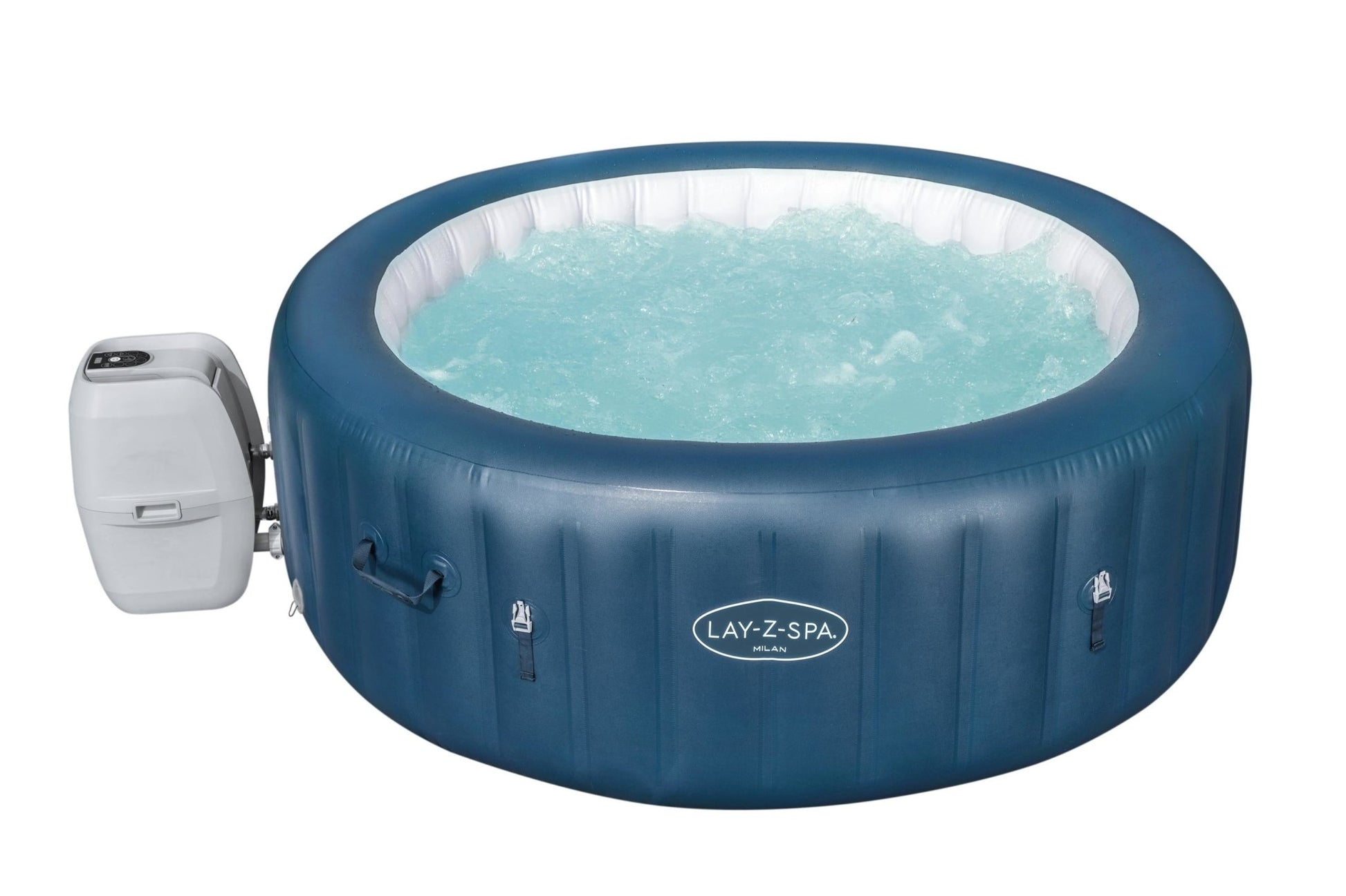 Lay-Z Spa Milan AirJet Plus opblaasbare spa - 6 persoons - Azzura Pool