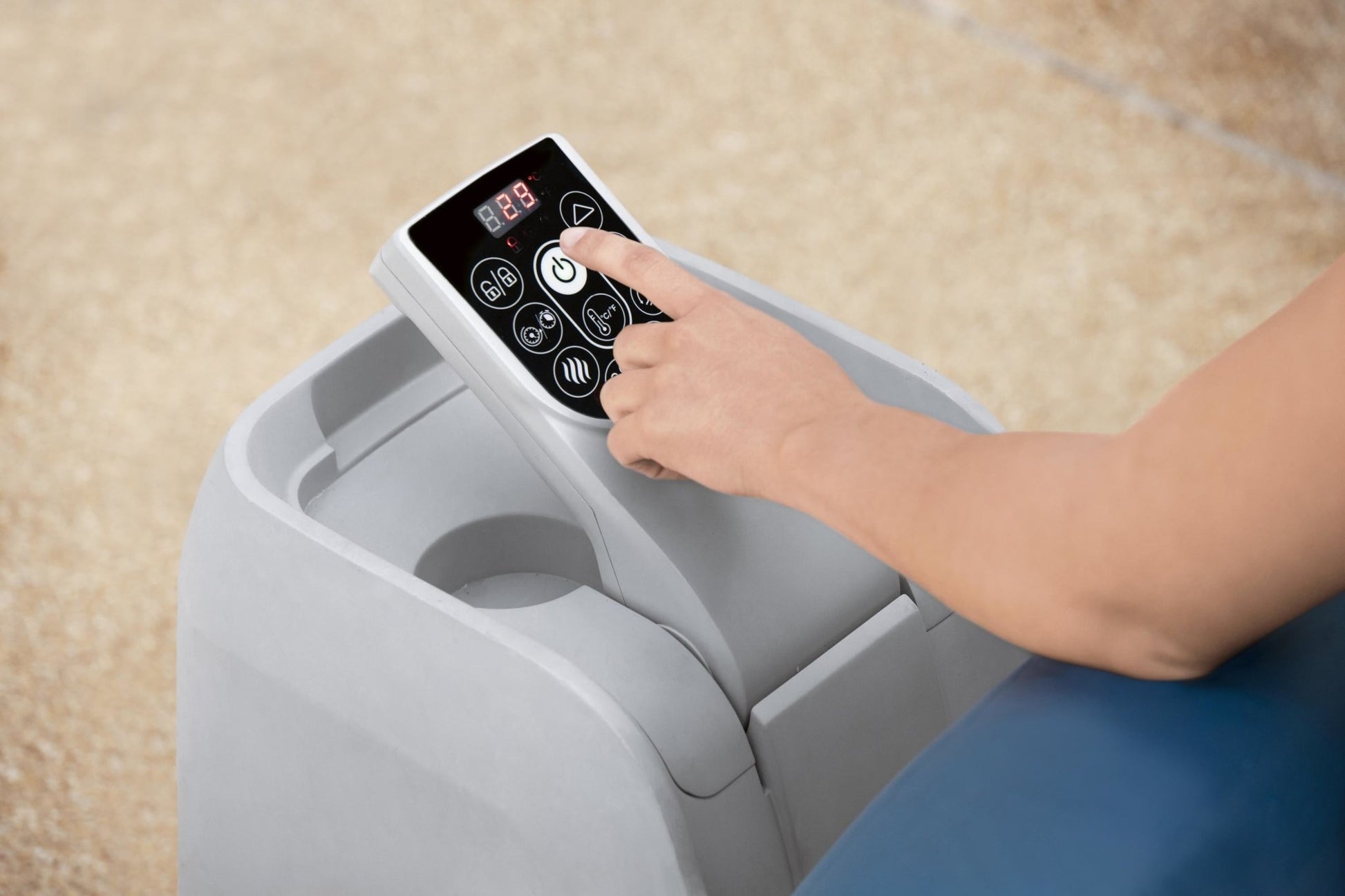 Lay-Z Spa Milan AirJet Plus opblaasbare spa - 6 persoons - Azzura Pool